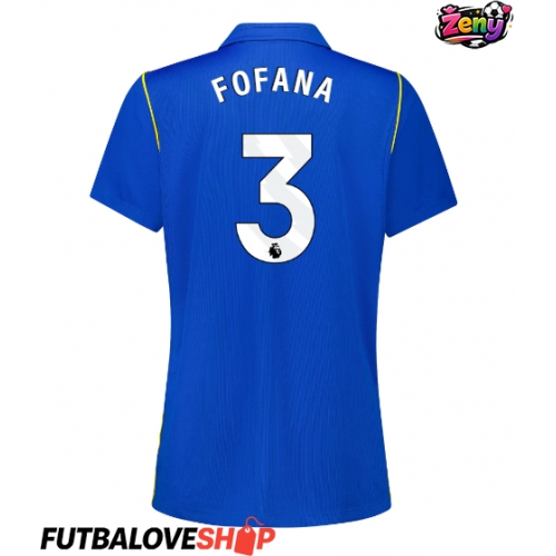 Dres Chelsea Wesley Fofana #3 Domáci pre Ženy 2026-27 Krátky Rukáv